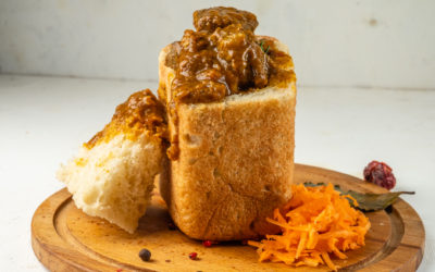 Durban-style Lamb Curry Bunny Chow